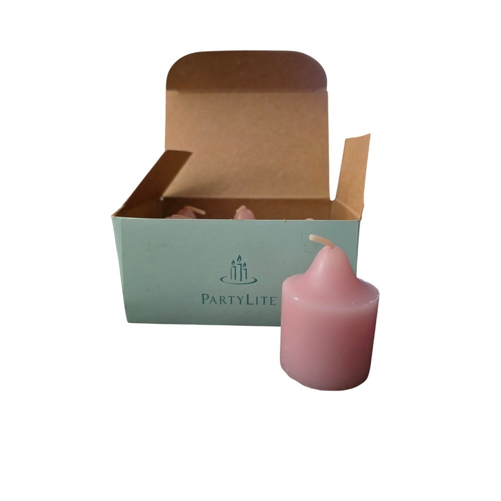 PartyLite Spiced Plum Votive Candles Set of 6 V0637 Purple Scented USA Made
